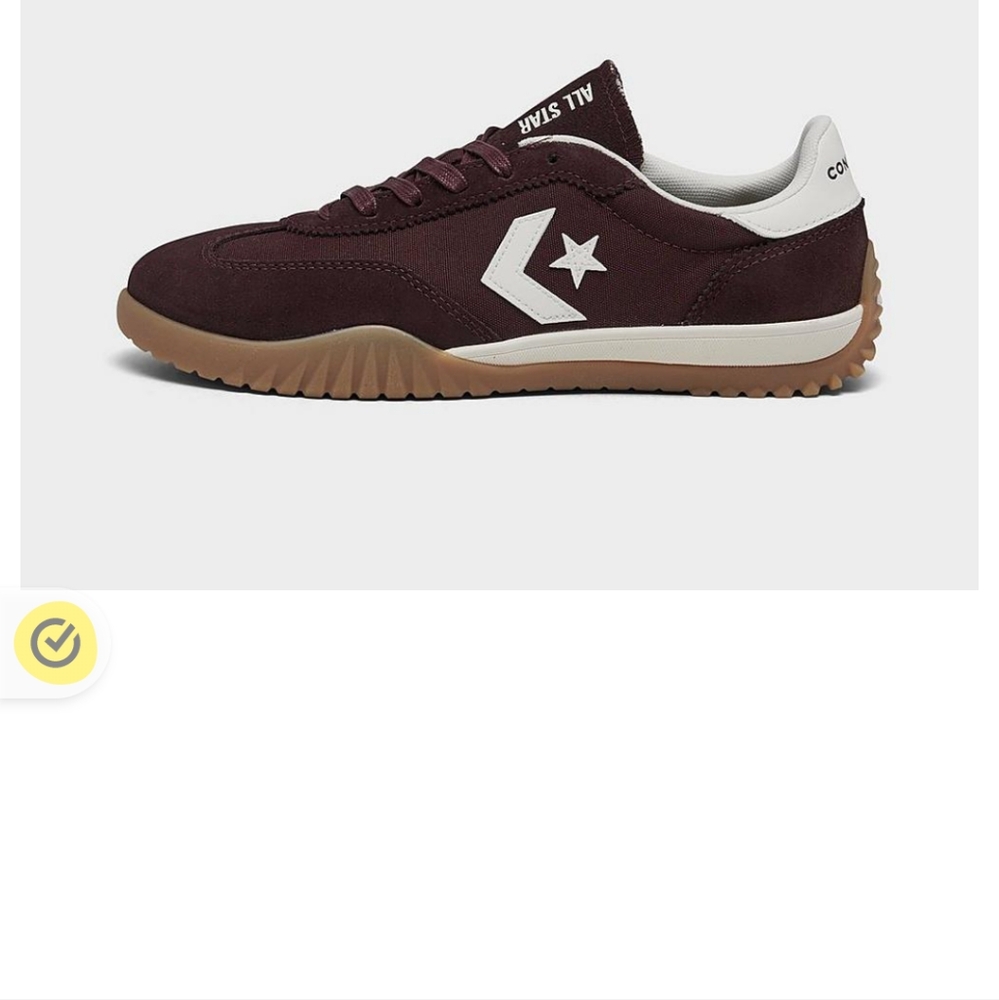 Converse Run Star Trainer. Bloodstone/Egret/White. Low Top Shoe. Unisex - Picture 4 of 16